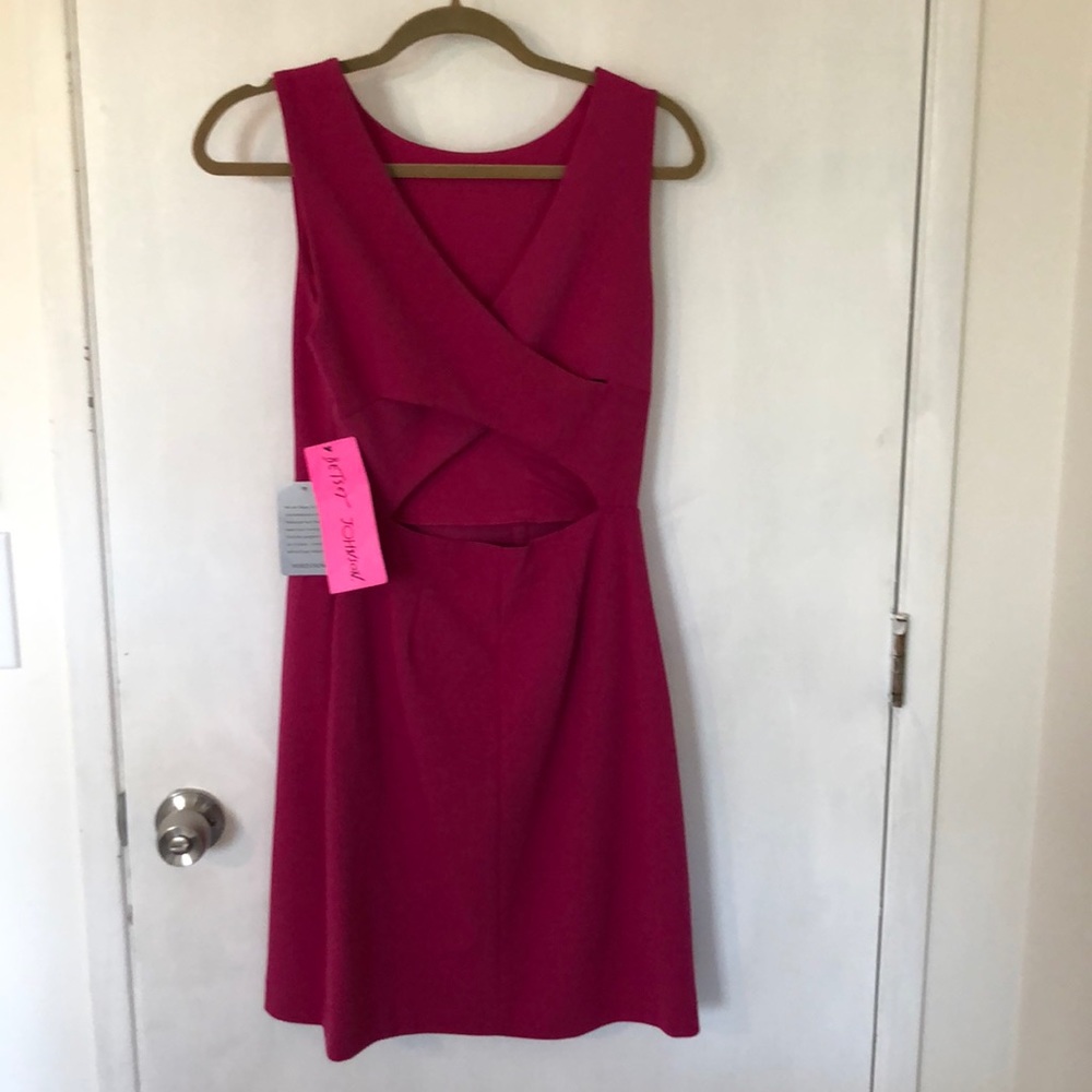 Brand new Betsey Johnson hot pink dress